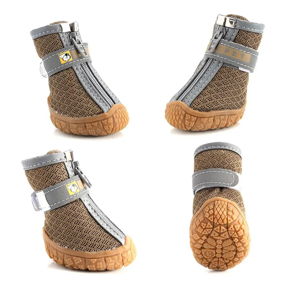 4Pcs Pet Shoes
