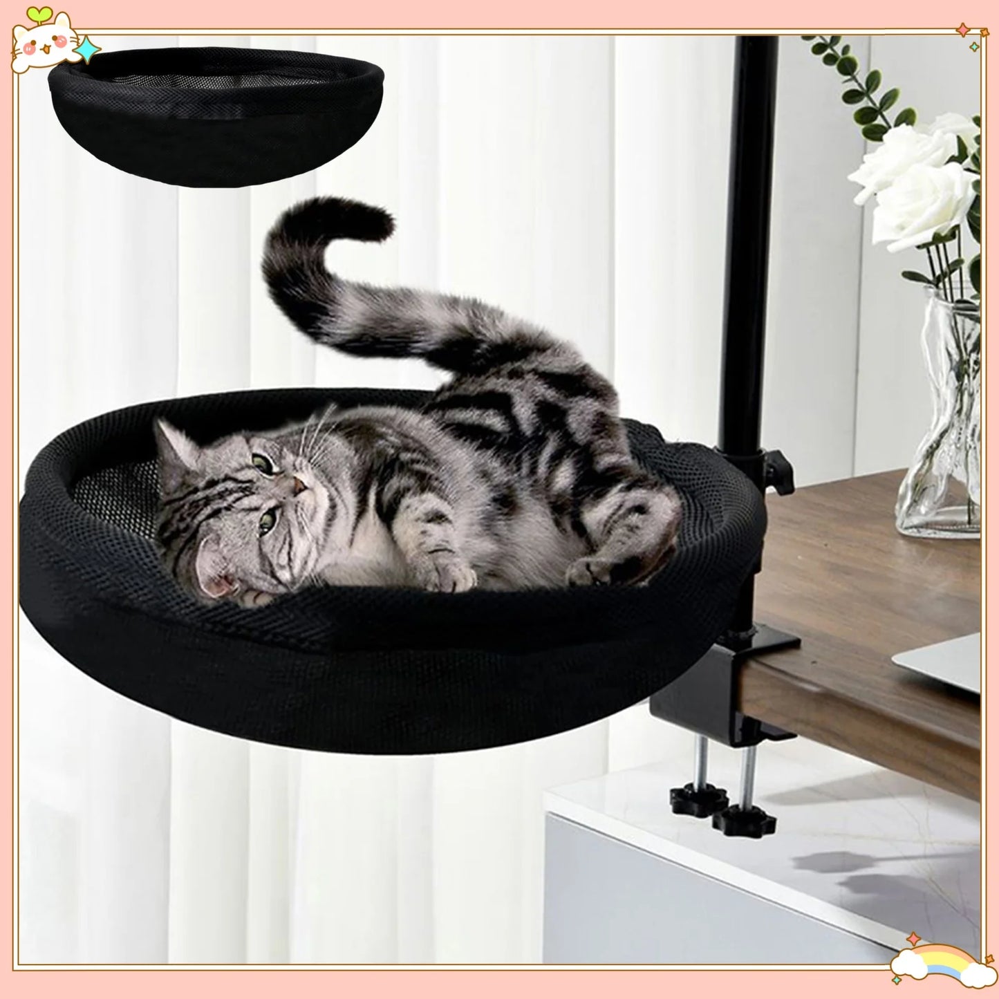 Cat Bed for Desk Modern