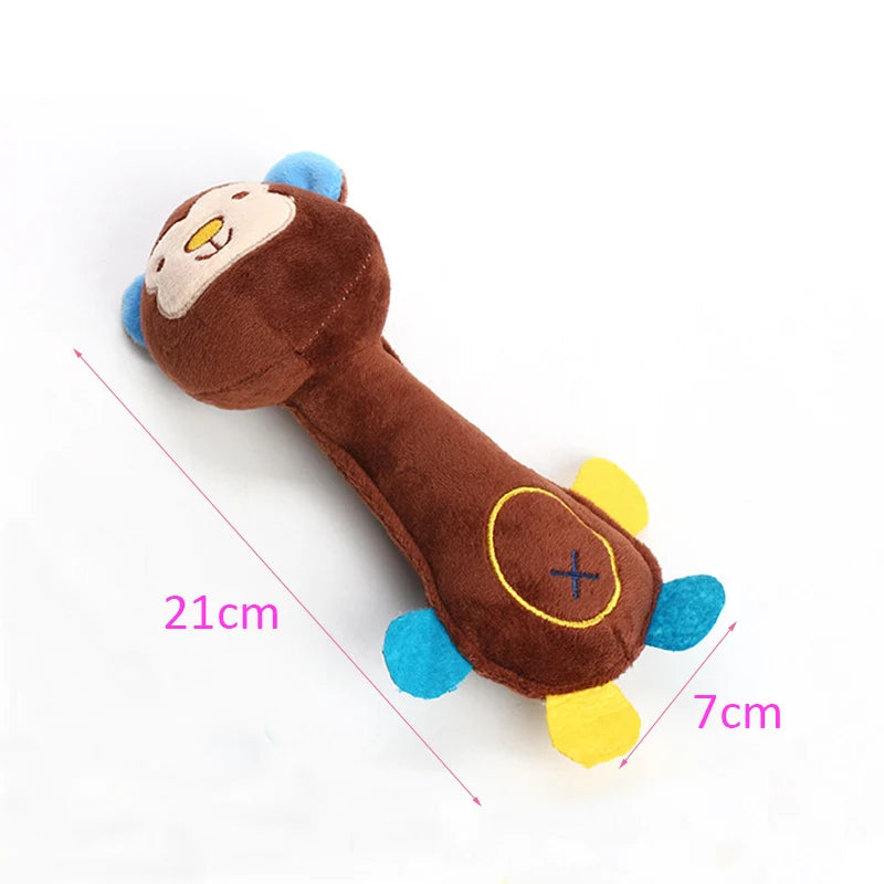 Cat/Dog Squeaky Plush Toy Animal