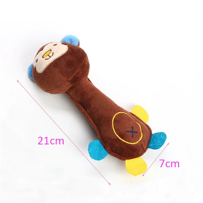Cat/Dog Squeaky Plush Toy Animal