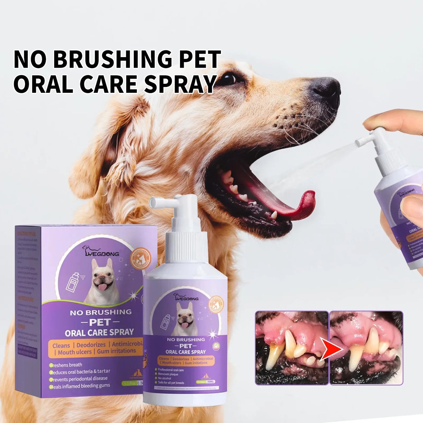 50ml Cat/Dog Oral Cleanse Spray