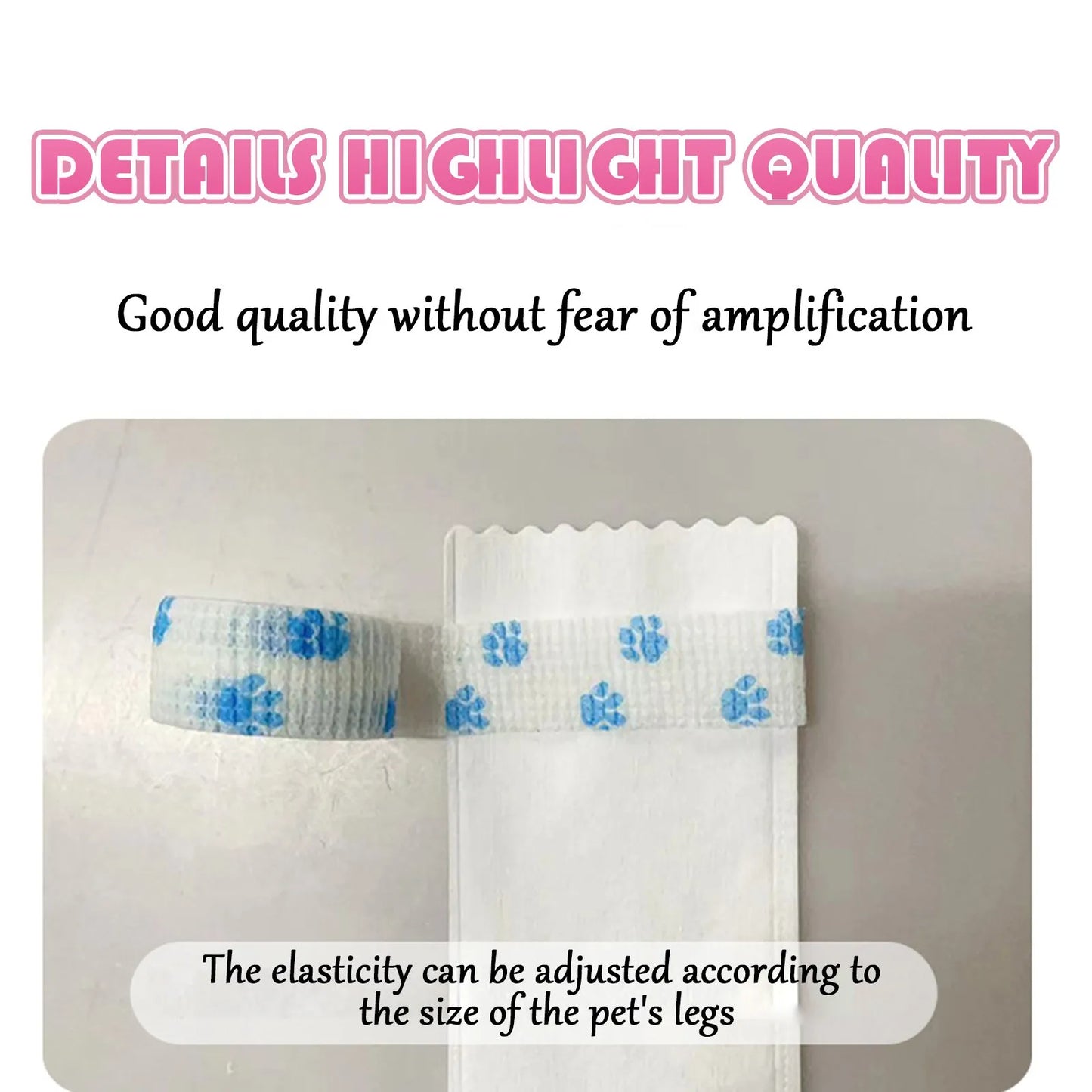 Cat/Dog White Disposable Shoe Covers