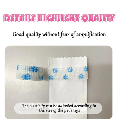 Cat/Dog White Disposable Shoe Covers