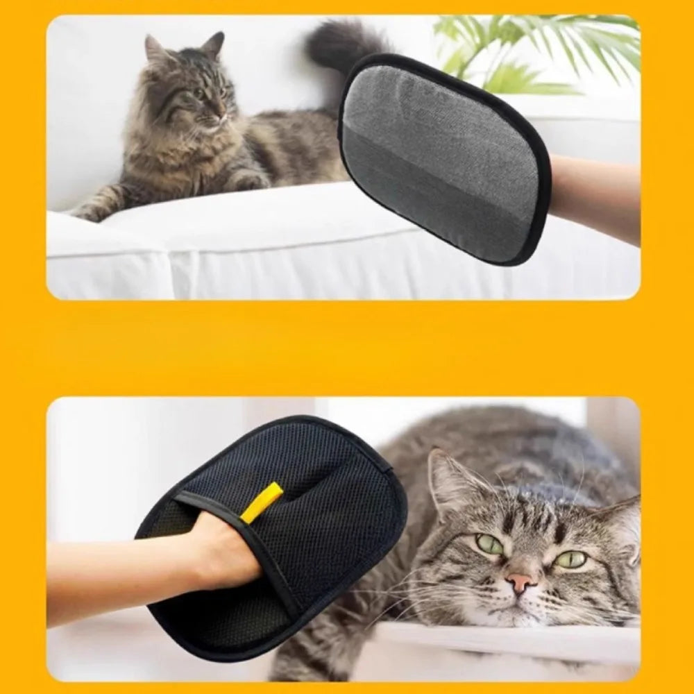 Pet Grooming Gloves Pet Hair Remove