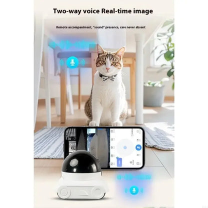 360 Degree Rotating Pet Camera with Two Way Talk Function