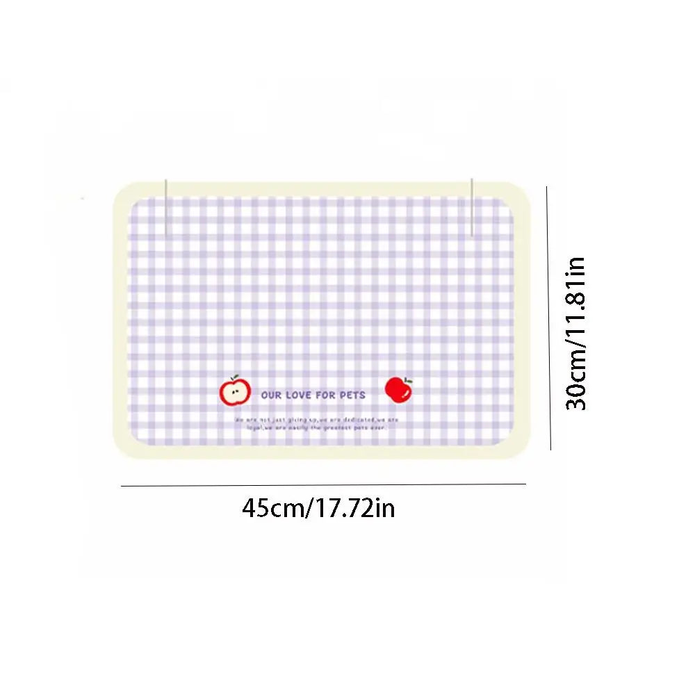 PU Leather Cat/Dog Anti Spill Mat