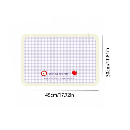 PU Leather Cat/Dog Anti Spill Mat