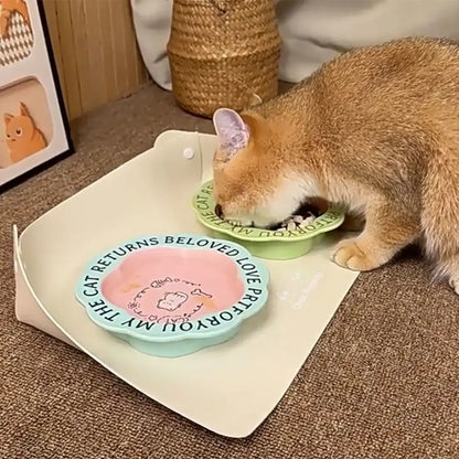 Cat/Dog Anti Spill Placemat Waterproof