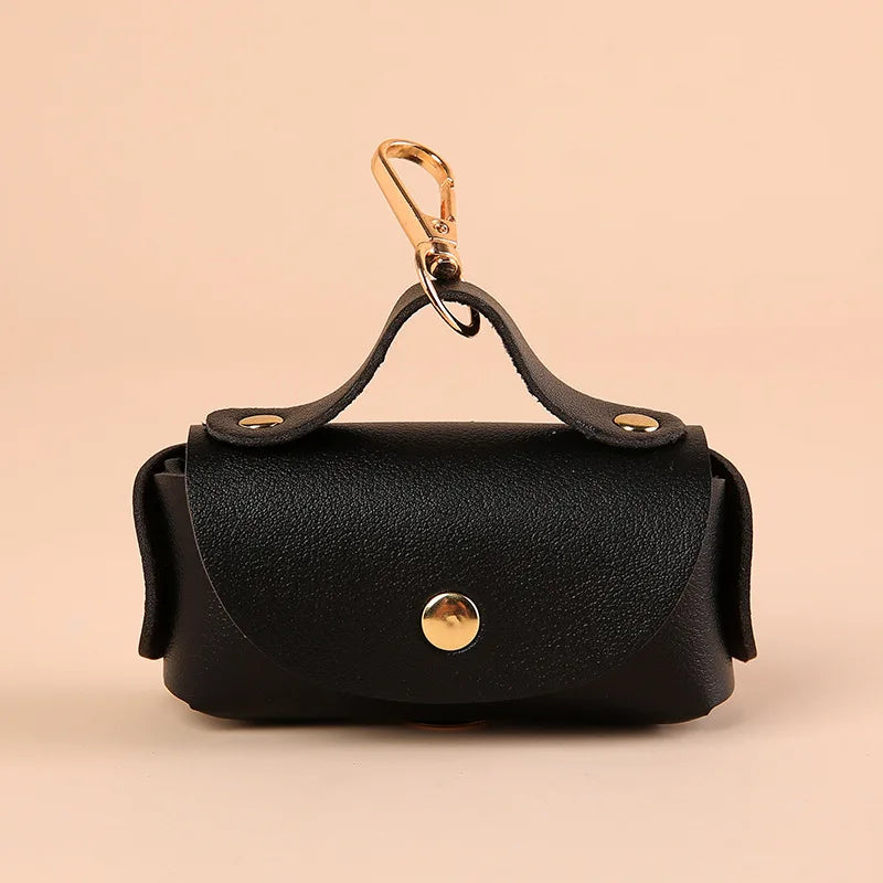 Portable pet poop bag dispenser