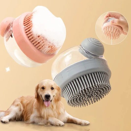 Cat/Dog Bath Brush Shampoo Dispenser