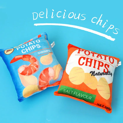 Pup Plush Filled Pets Squeaky Chew Toy