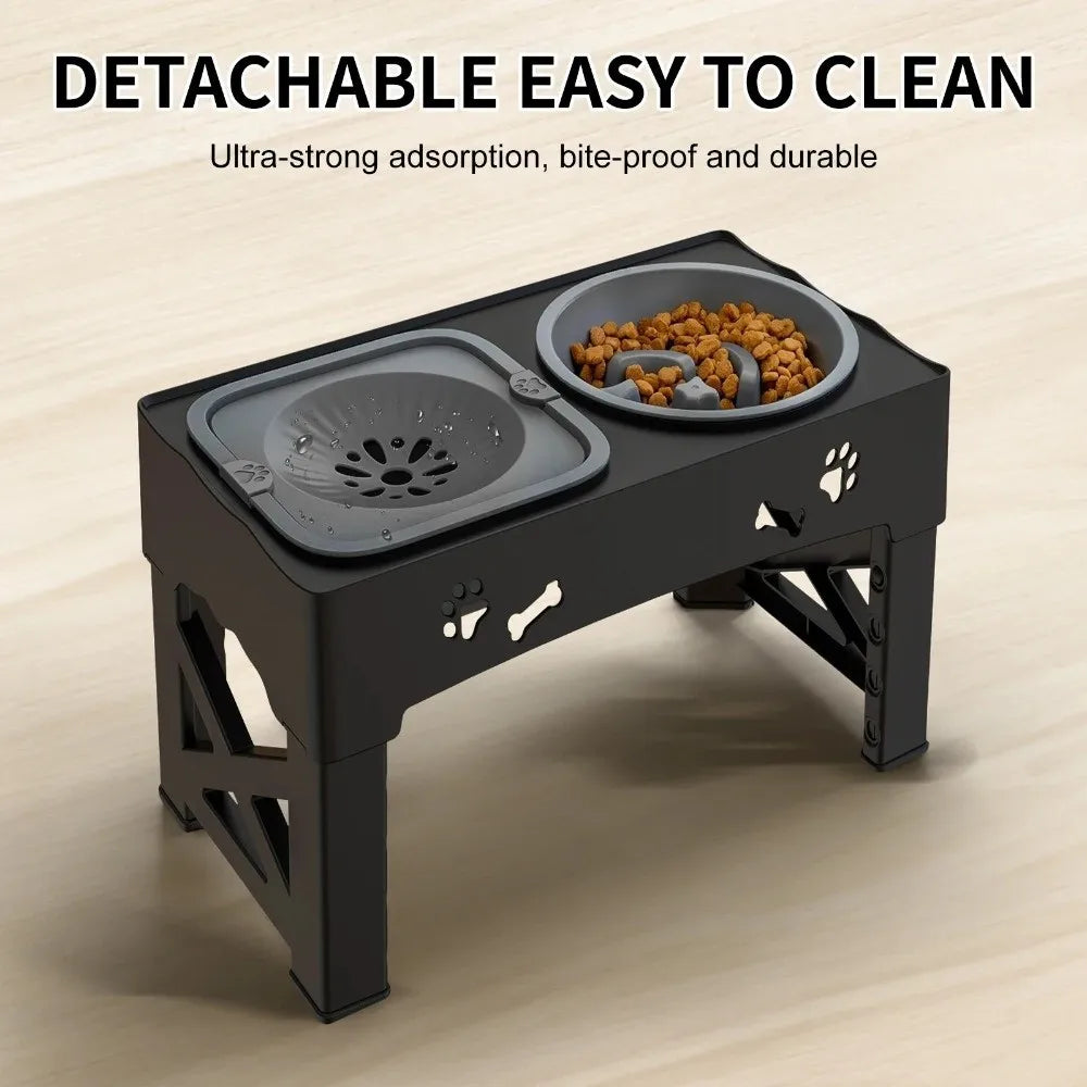 Premium 3 in 1 Adjustable Pet Feeder