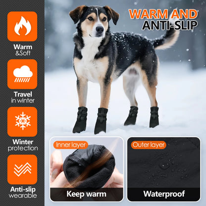 Waterproof Anti Slip Doggy Shoes