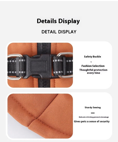 Premium All-Weather Dog Jacket with Harness