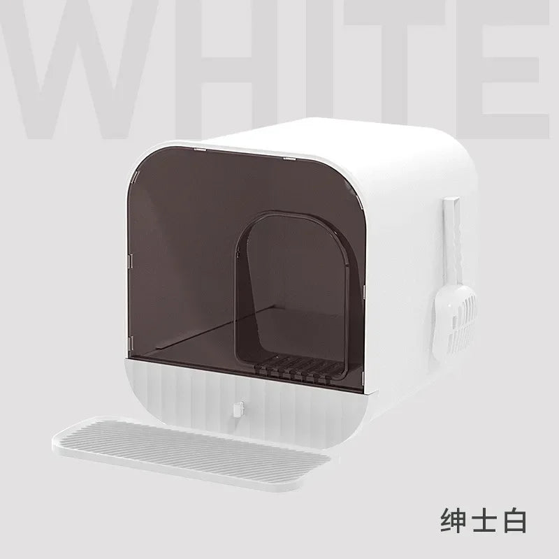 Cat Litter Box Fully Enclosed Splash-proof