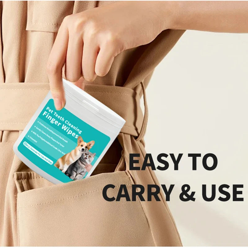 Cat/Dog Disposable finger toothbrush