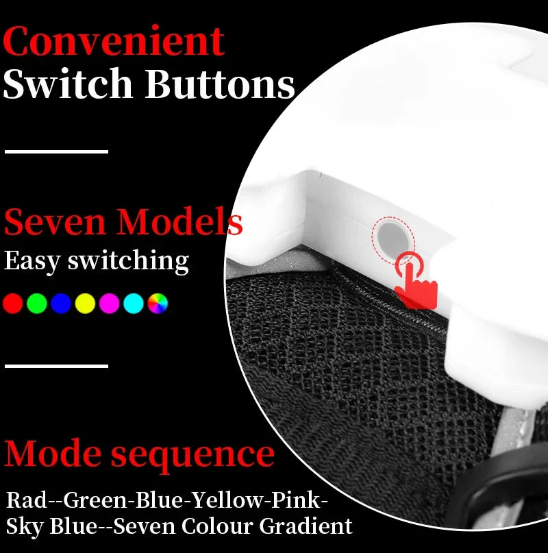 Rechargeable Waterproof Doggy LED Harness