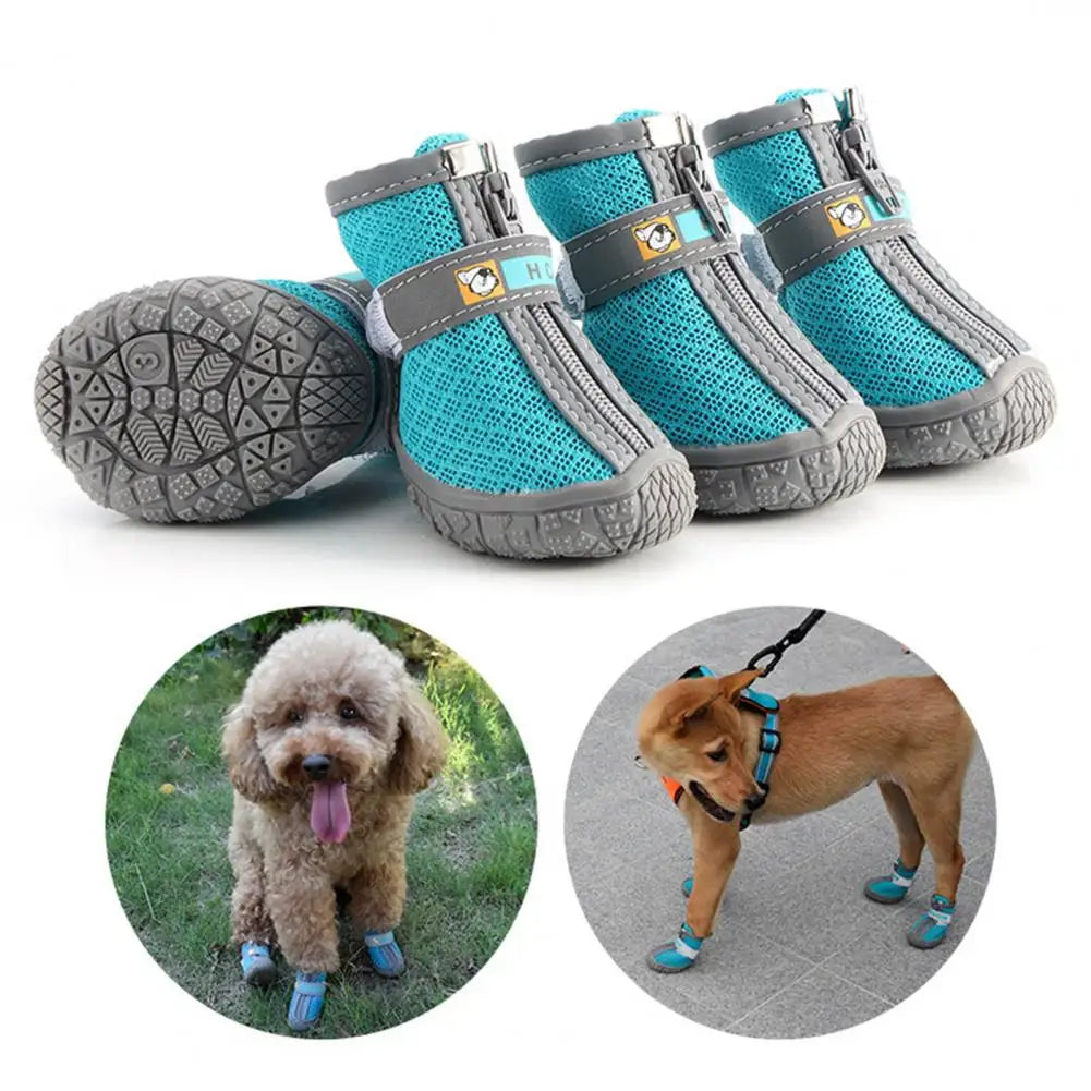 4Pcs Pet Shoes