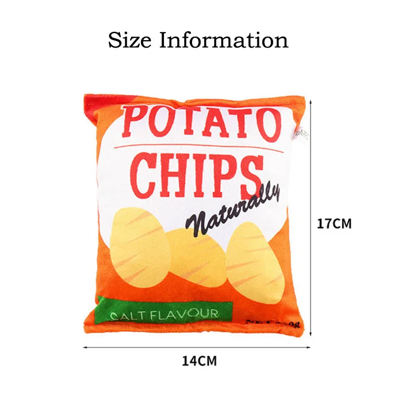 Pup Plush Filled Pets Squeaky Chew Toy