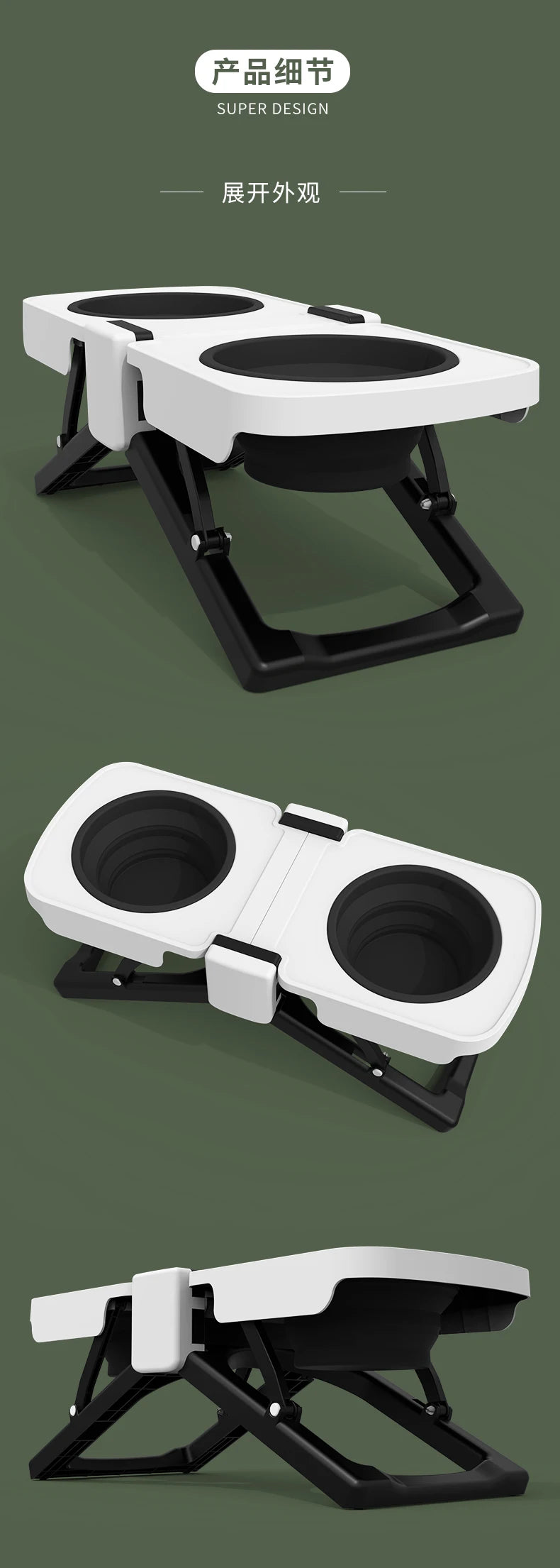 Portable Foldable Doggy Bowl