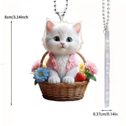 2D Car Hanging Pendant