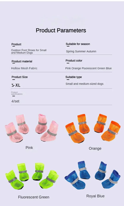 Breathable Non-slip Dog Shoes