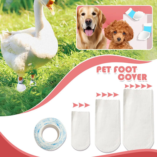 Cat/Dog White Disposable Shoe Covers