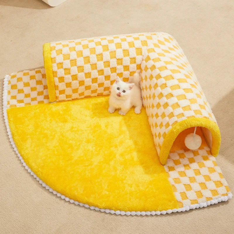 2 in 1 Cat Tunnel Bed