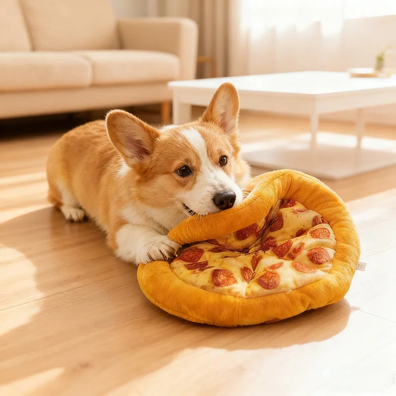 Eco Friendly Plush Pizza Toy