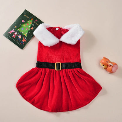 Velvet Santa Dress
