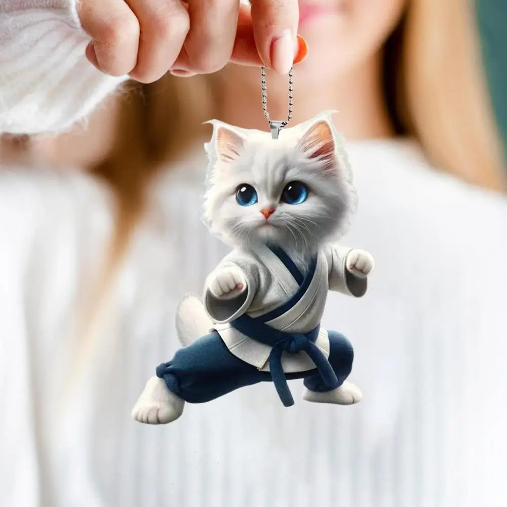 Cat Hanging 2D Decoration