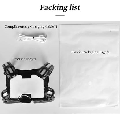 Rechargeable Waterproof Doggy LED Harness