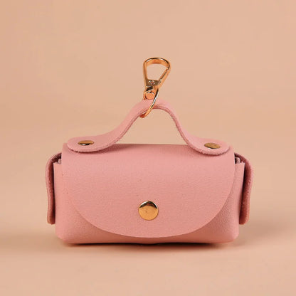 Portable pet poop bag dispenser