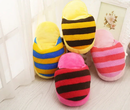 Squeaky Fruit Animal Toys