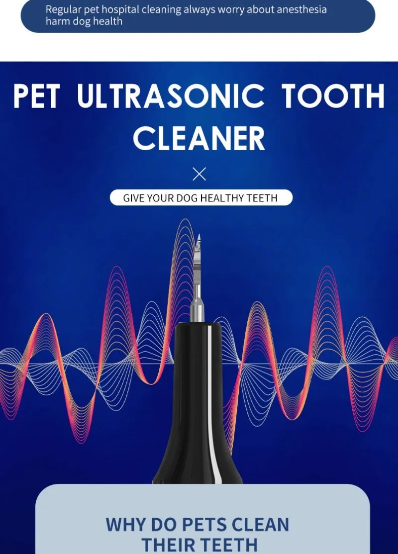 Cat//Dog Electric Ultrasound Teeth Cleaner