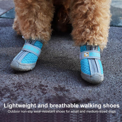 4Pcs Pet Shoes