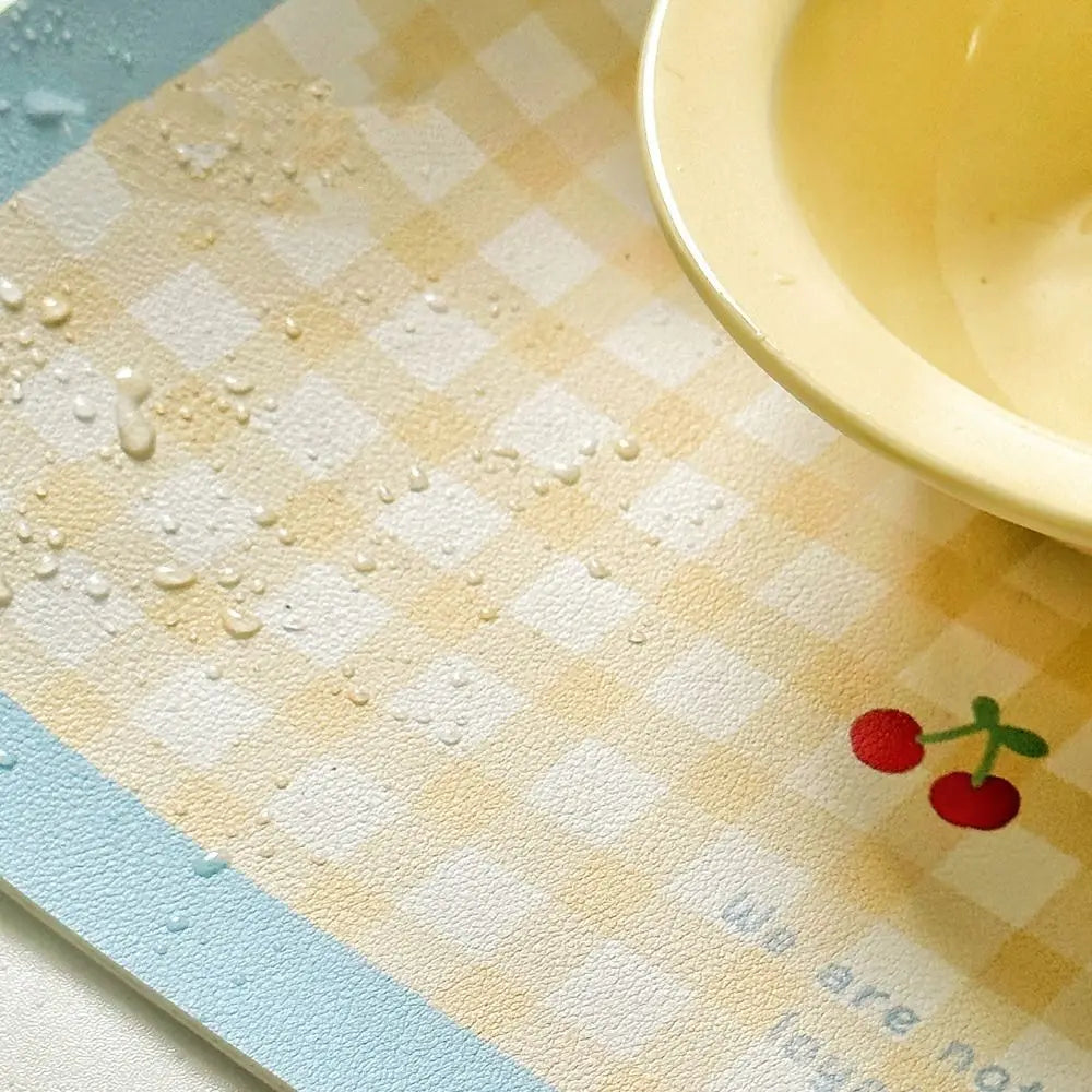 PU Leather Cat/Dog Anti Spill Mat