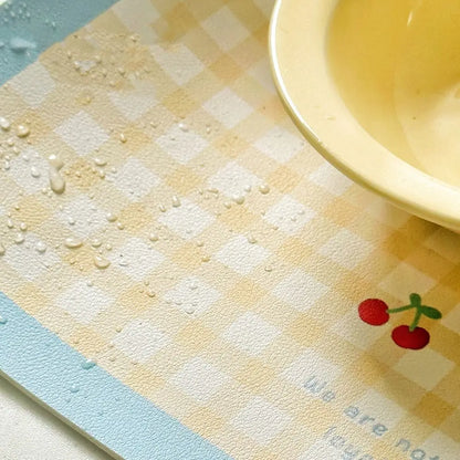 PU Leather Cat/Dog Anti Spill Mat