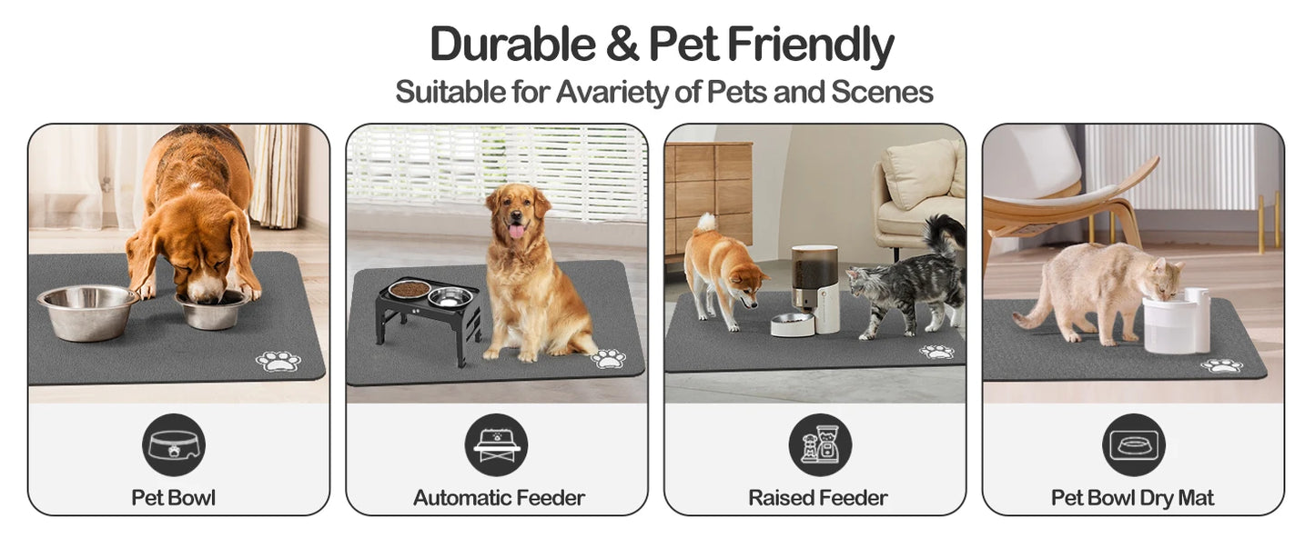 Absorbent Cat/Dog Feeding Mat