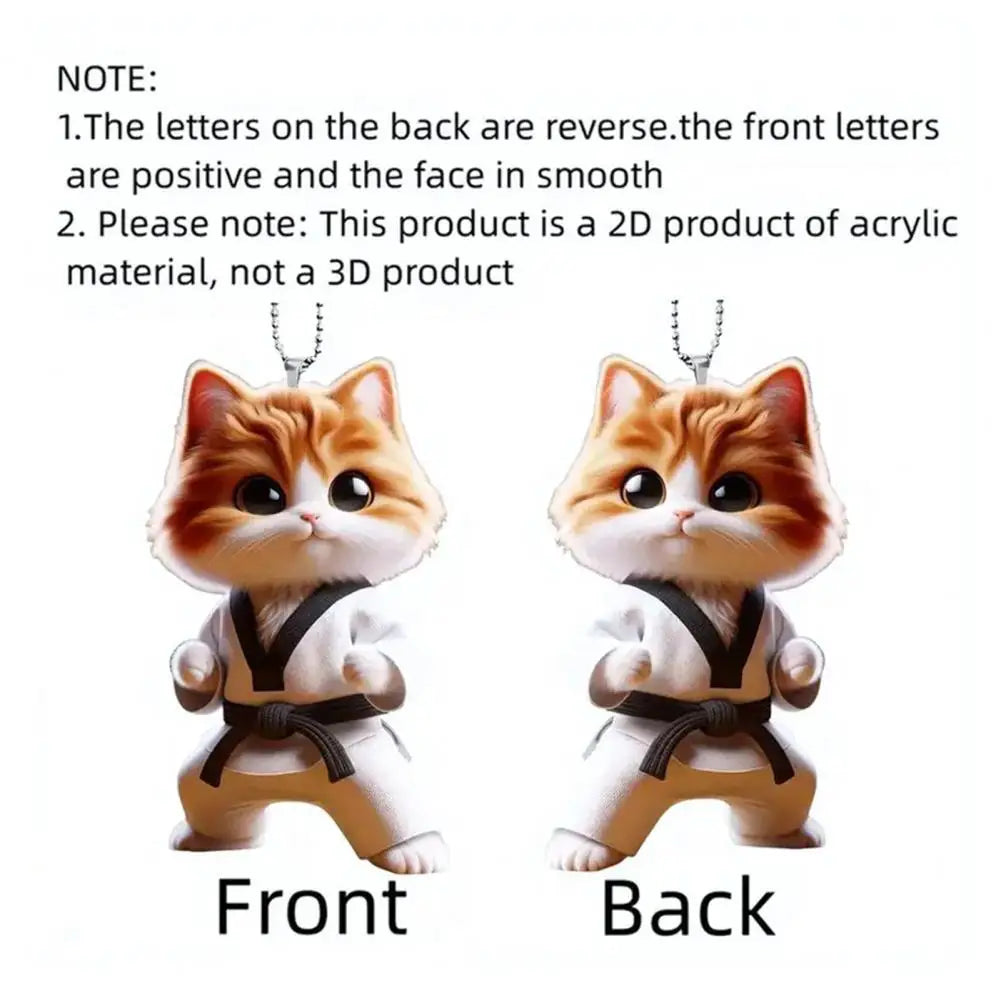 Cat Hanging 2D Decoration