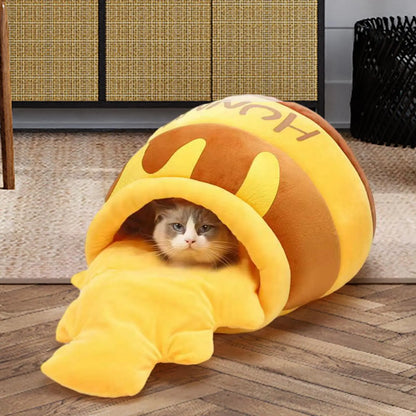 Cartoon-Shaped Cat Bed