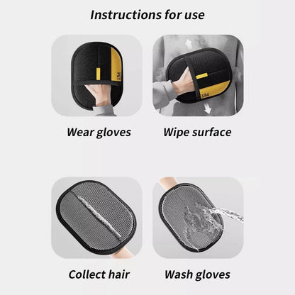 Cat/Dog Hair Cleaning And Collection Gloves
