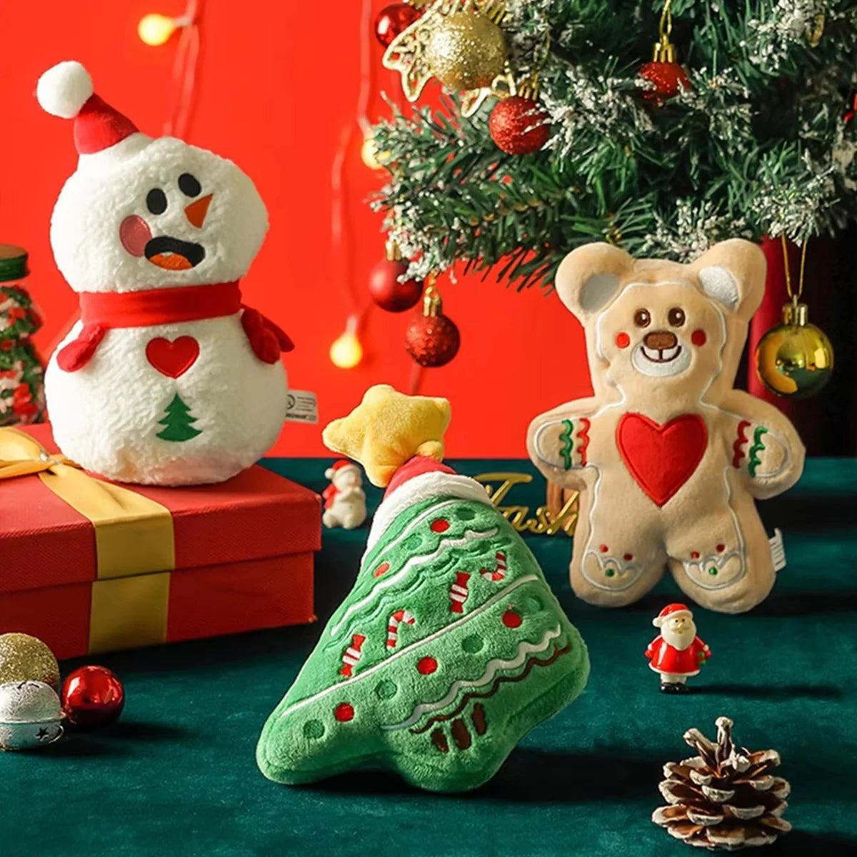 Christmas Cute Dog Plush Toys