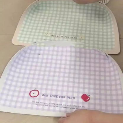 PU Leather Cat/Dog Anti Spill Mat