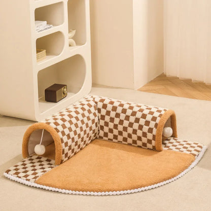 2 in 1 Cat Tunnel Bed