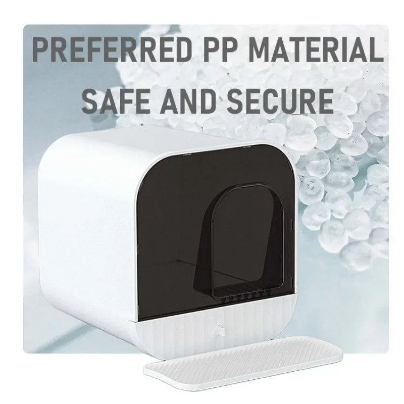 Cat Litter Box Fully Enclosed Splash-proof
