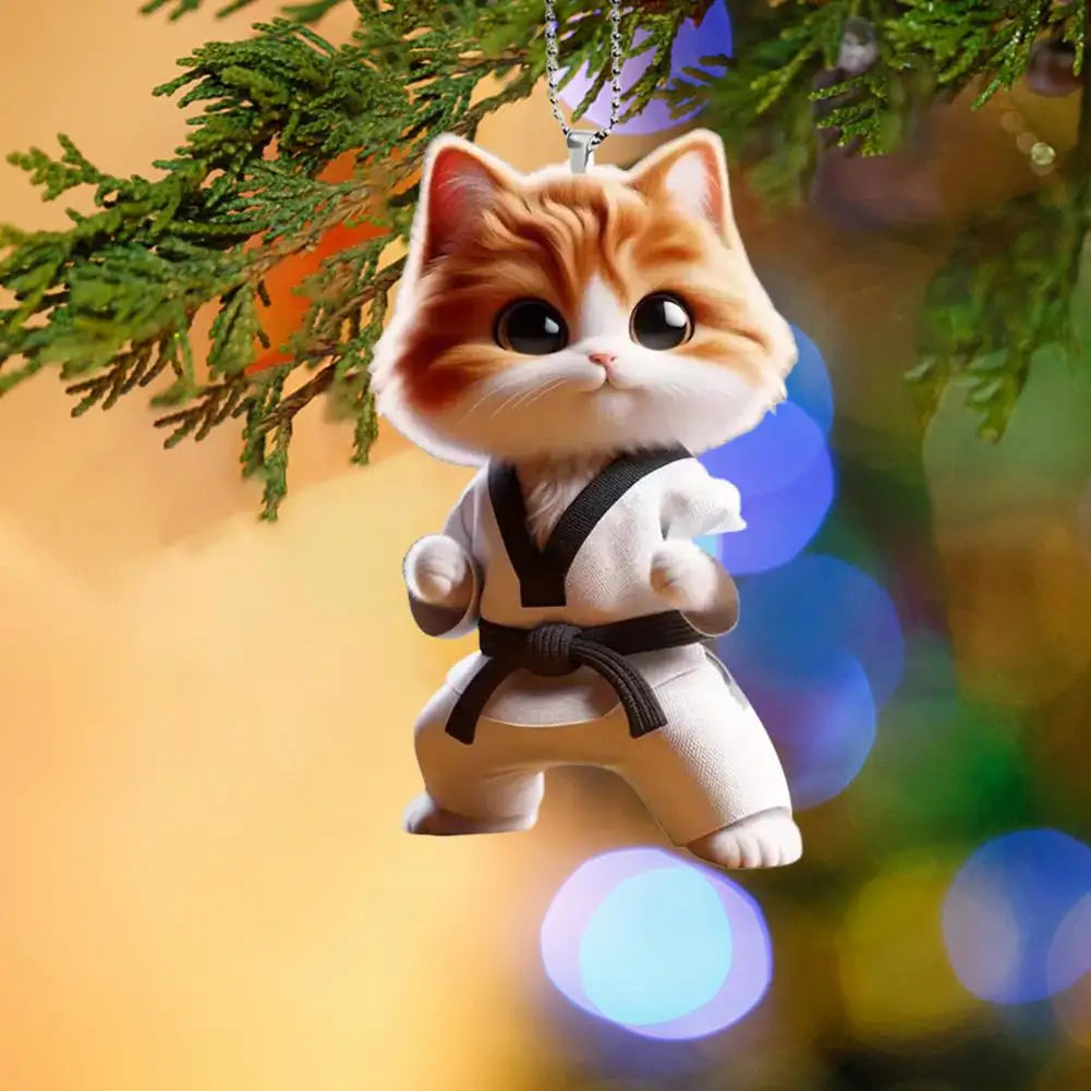 Cat Hanging 2D Decoration