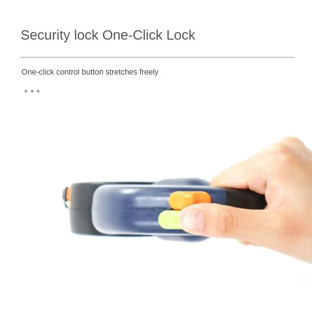 Double dog Retractable Leash Light