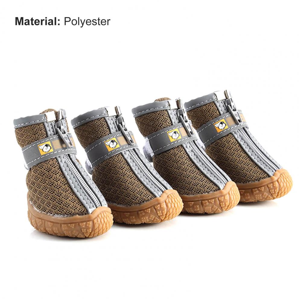4Pcs Pet Shoes