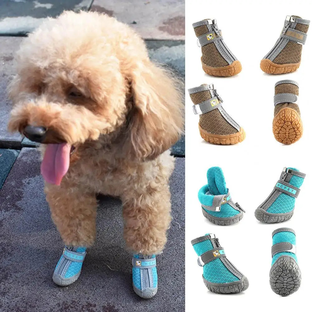 4Pcs Pet Shoes